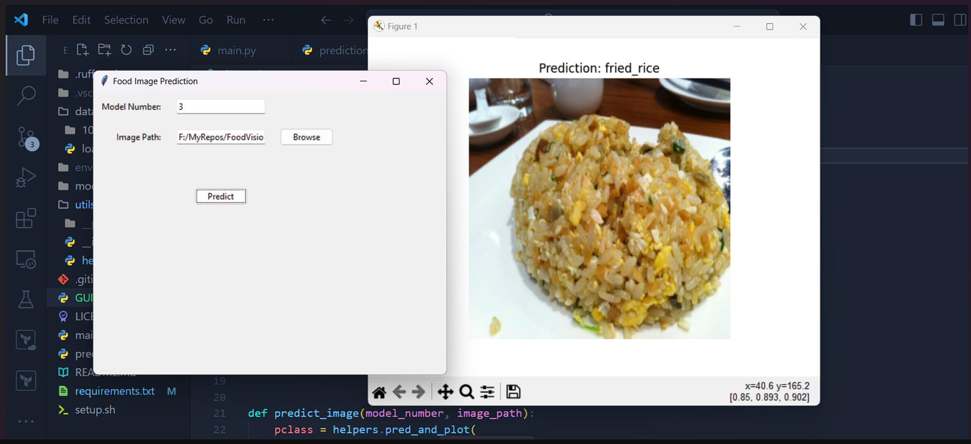 Food Vision classifier preview